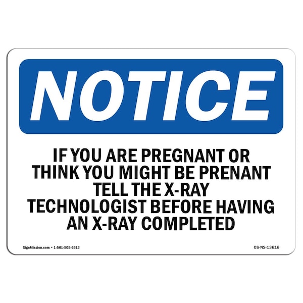 OSHA, If You Are Pregnant Or Think You Might Be, 5in X 3.5in, 10PK, 3.5" W, 5" L, Landscape, PK10